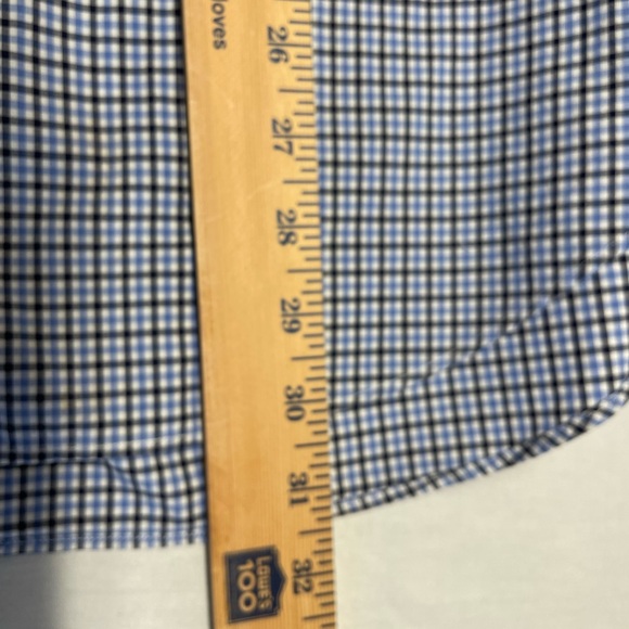 Ralph Lauren shirt. Size L. Blue/Black on white - Picture 11 of 12